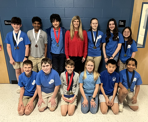 Congratulations to the East Lake Middle School Academy of Engineering Science Olympiad team! In the first year of competing, the team finished in 4th place at the Western Florida Regional Science Olympiad tournament. The team has been invited to go to the Florida Science Olympiad state tournament at